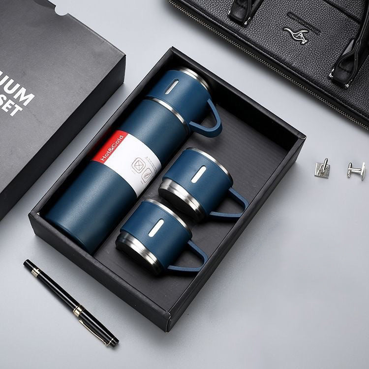 Thermos Premium + 2 Cups حافظ الحرارة