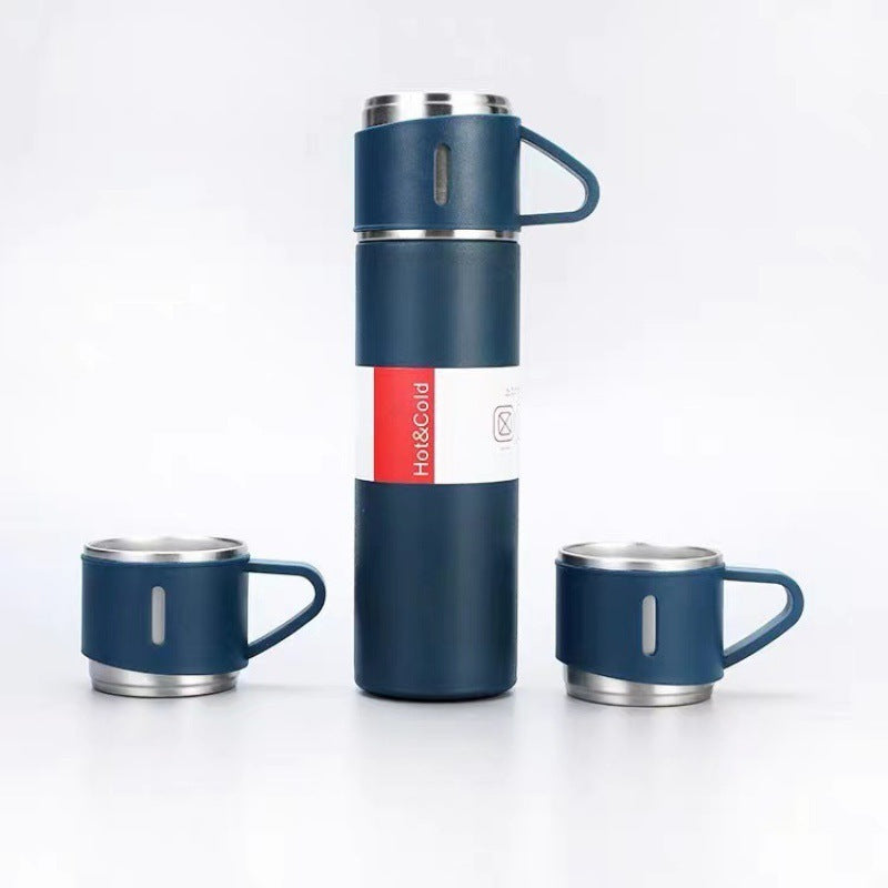 Thermos Premium + 2 Cups حافظ الحرارة