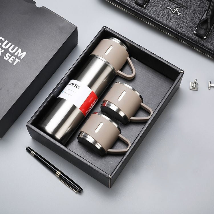 Thermos Premium + 2 Cups حافظ الحرارة