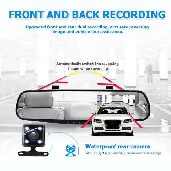 1080P Full HD Video Car Driving Recorder - Image 12