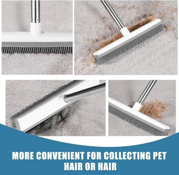 Rubber Broom Pet Hair Lint Removal - Image 4