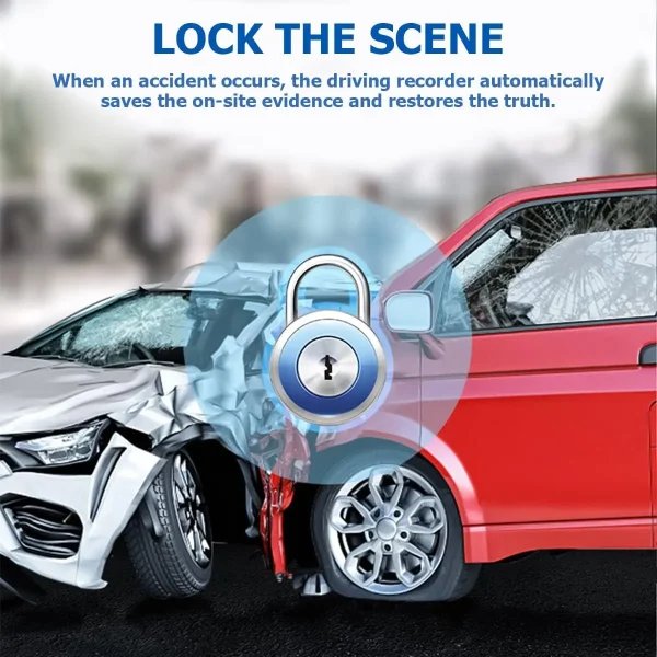 1080P Full HD Video Car Driving Recorder - Image 4