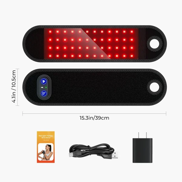 Rechargeable Cordless Red Light Wristband - Image 7