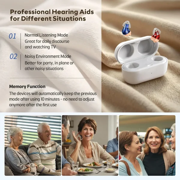 🦻🏻Rechargeable micro Hearing Aids - Image 2