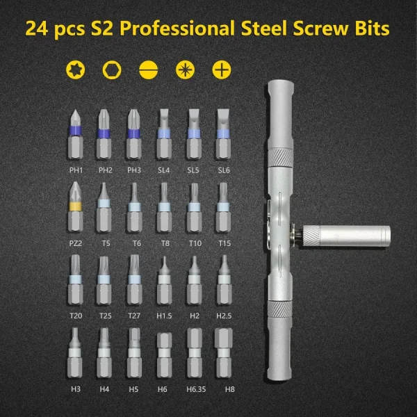 ?49% OFF - 24 In 1 Ratchet Screwdriver Tool Kits - Image 8