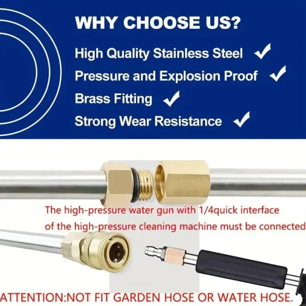 4000 PSI Pressure Washer Wand Set 10PCS - Image 10