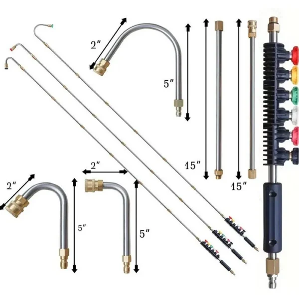 4000 PSI Pressure Washer Wand Set 10PCS - Image 13