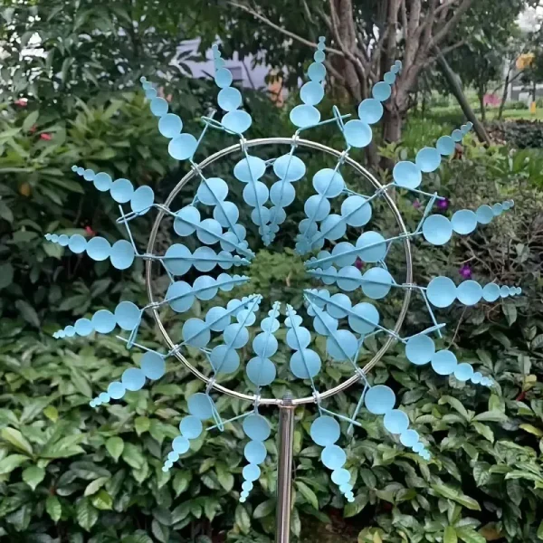 Metal Windmill 3D Kinetic Sculpture - Image 9